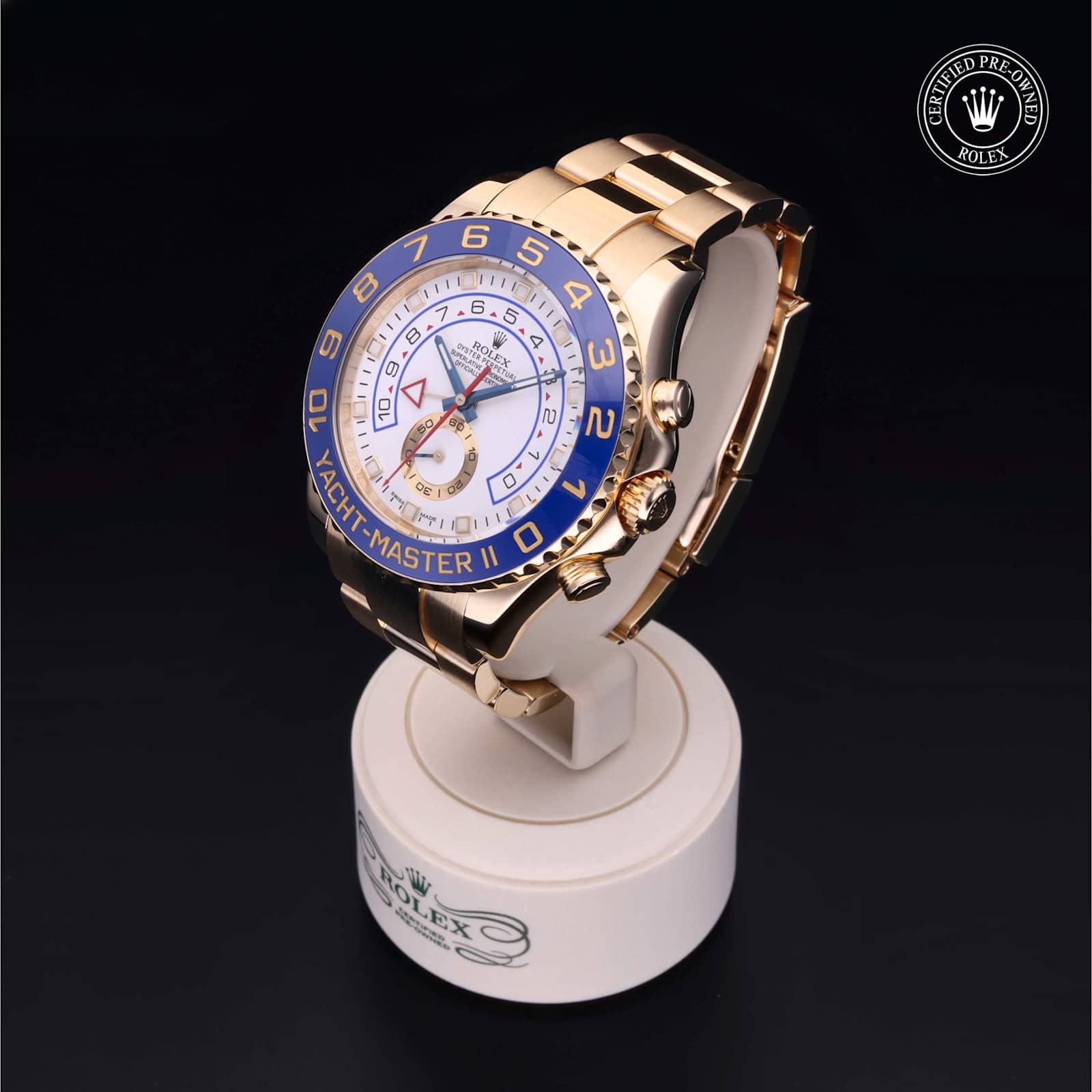 Rolex Certified Pre-Owned Yacht-Master II 44 mm in Yellow Gold